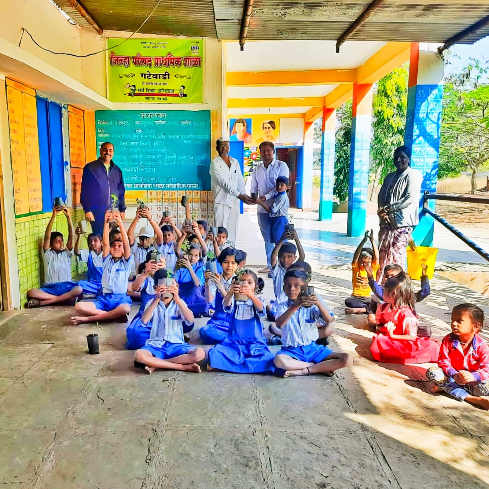 Monsoon Plantation Drive: 200 Saplings in Gatewadi